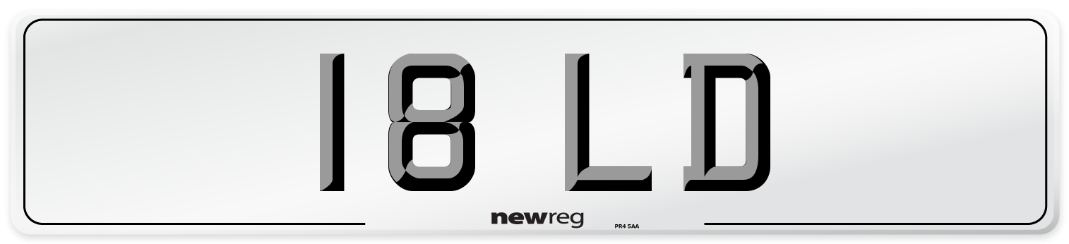 18 LD Number Plate from New Reg